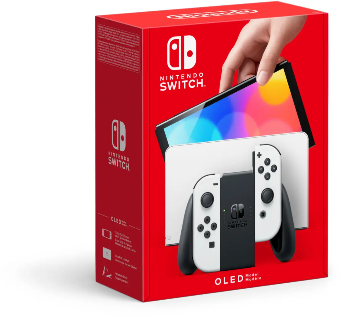 نينتندو سويتش (موديل OLED) أبيض